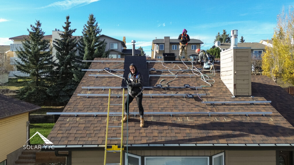 Roof Layout for solar arrays. SolaryYYC