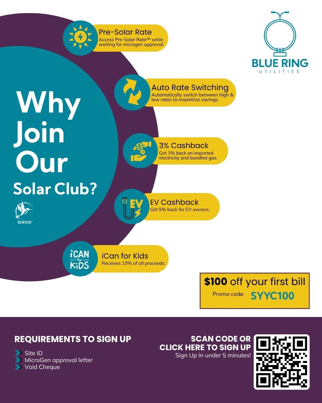 Solar Club program flyer