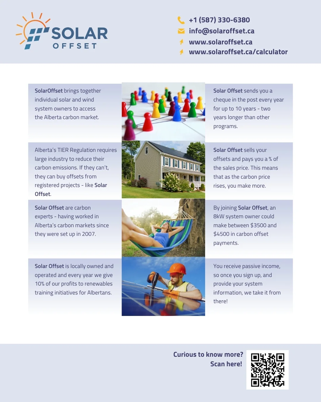 Solar Offset program flyer